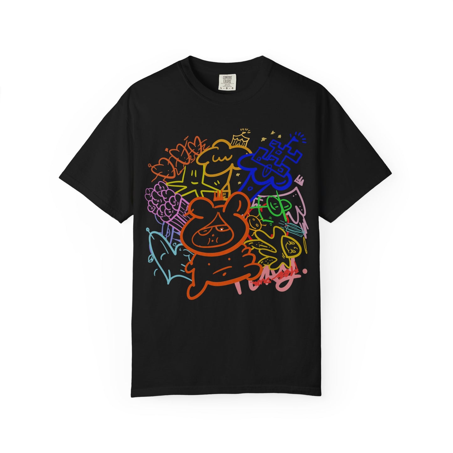 Freinds — Rainbow Sketch Art Tee from OurNaturalState.