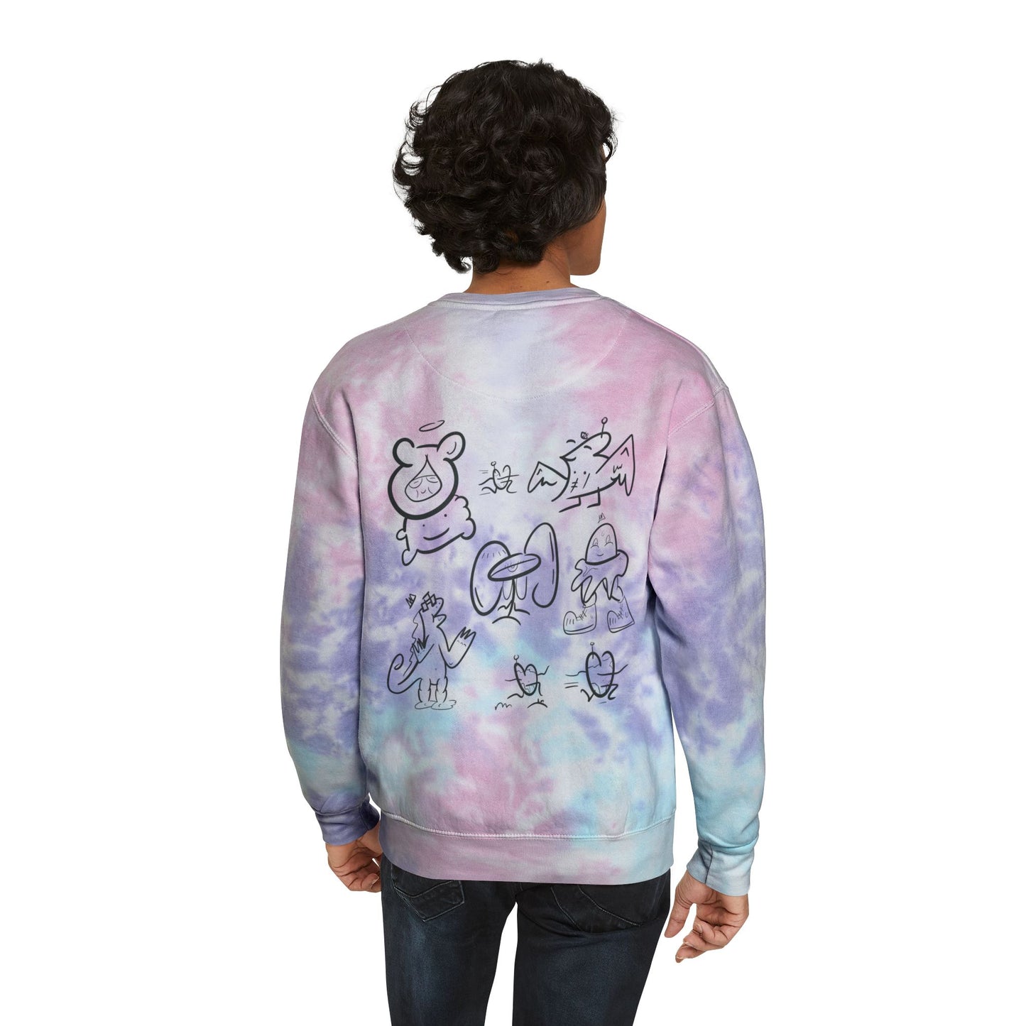 Fans only, Unisex Tie-Dye Sweatshirt from OurNaturalState