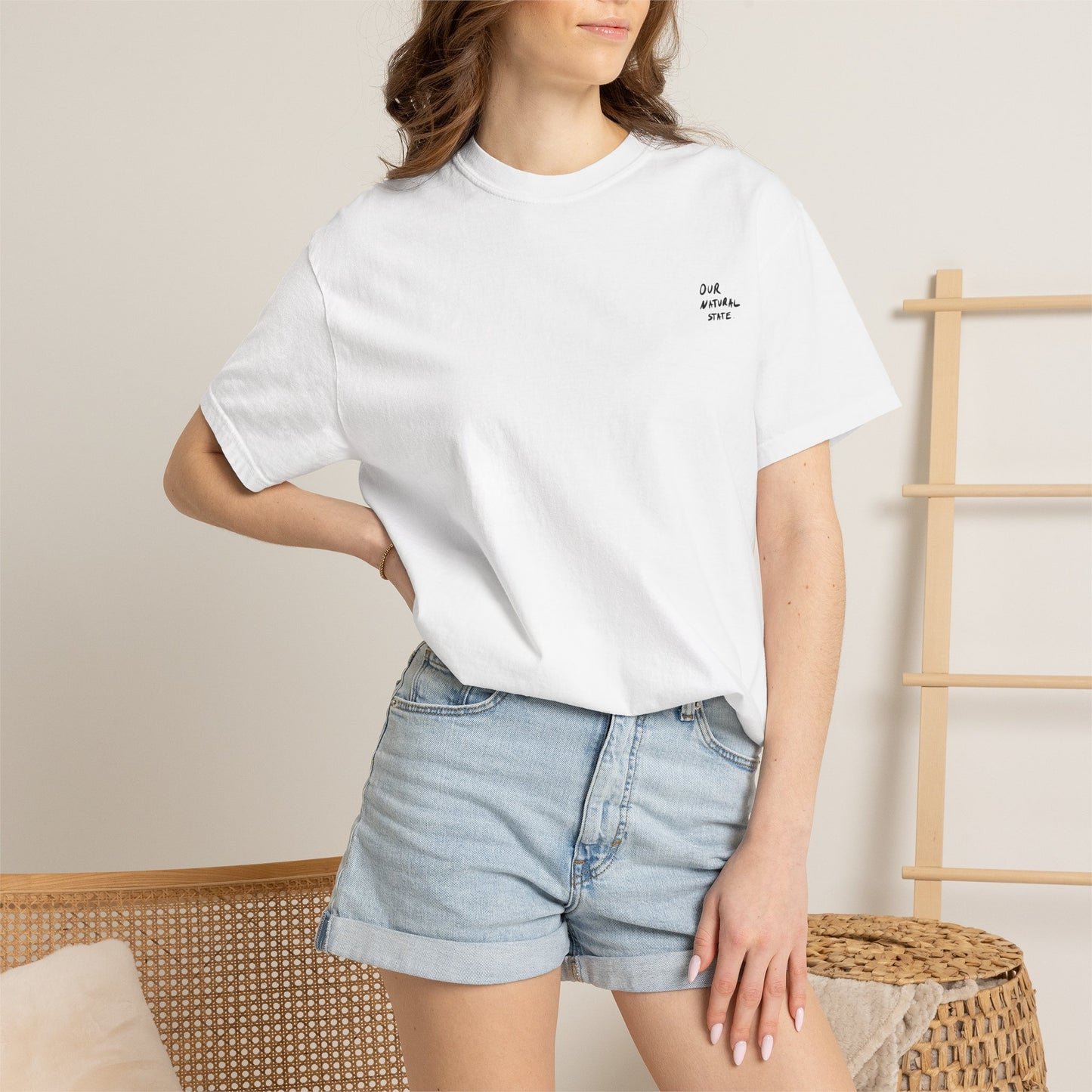 Wake Them Up With Art — Minimal Graphic Tee from OurNaturalState