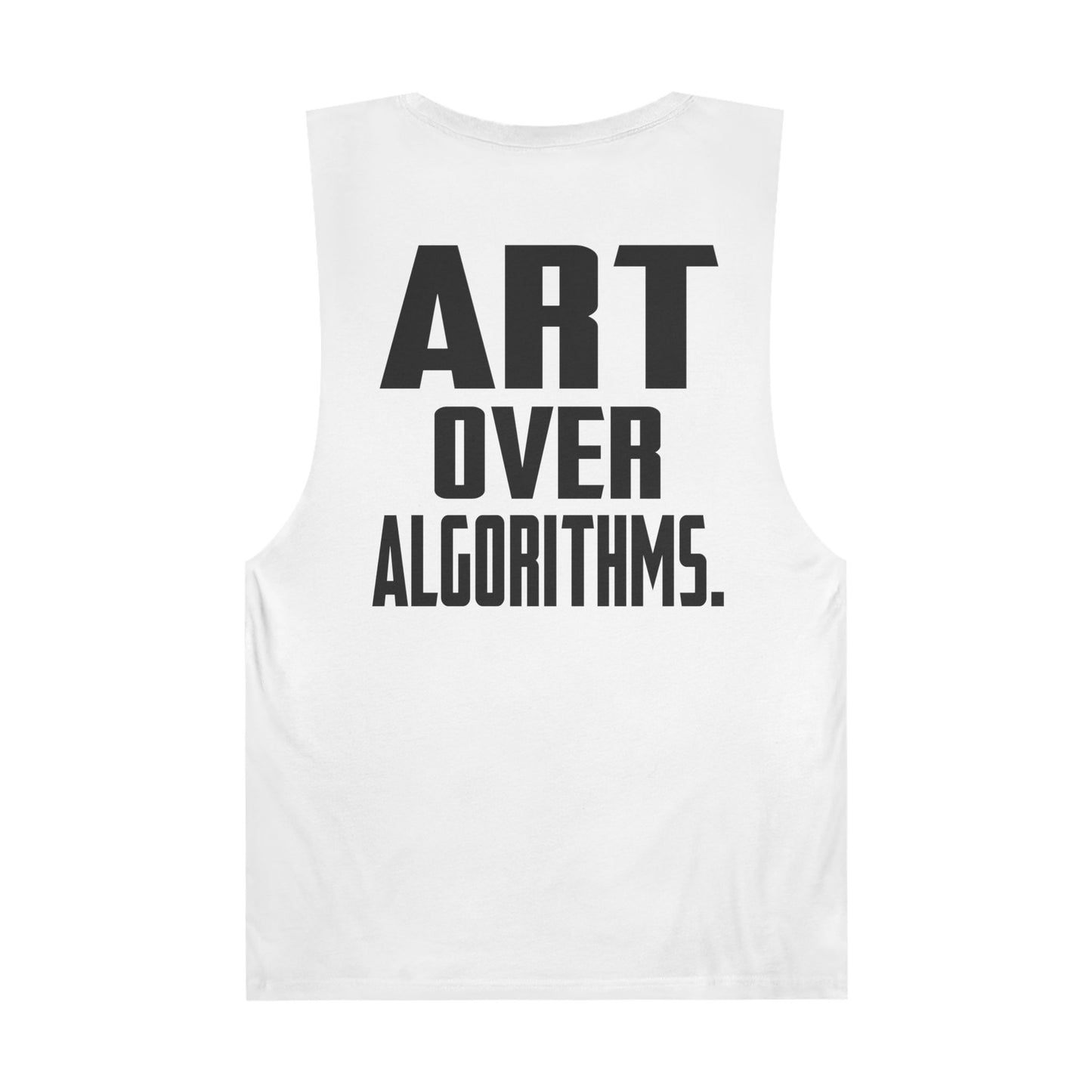 Art over algorithms - Unisex Barnard Tank by OurNaturalState.