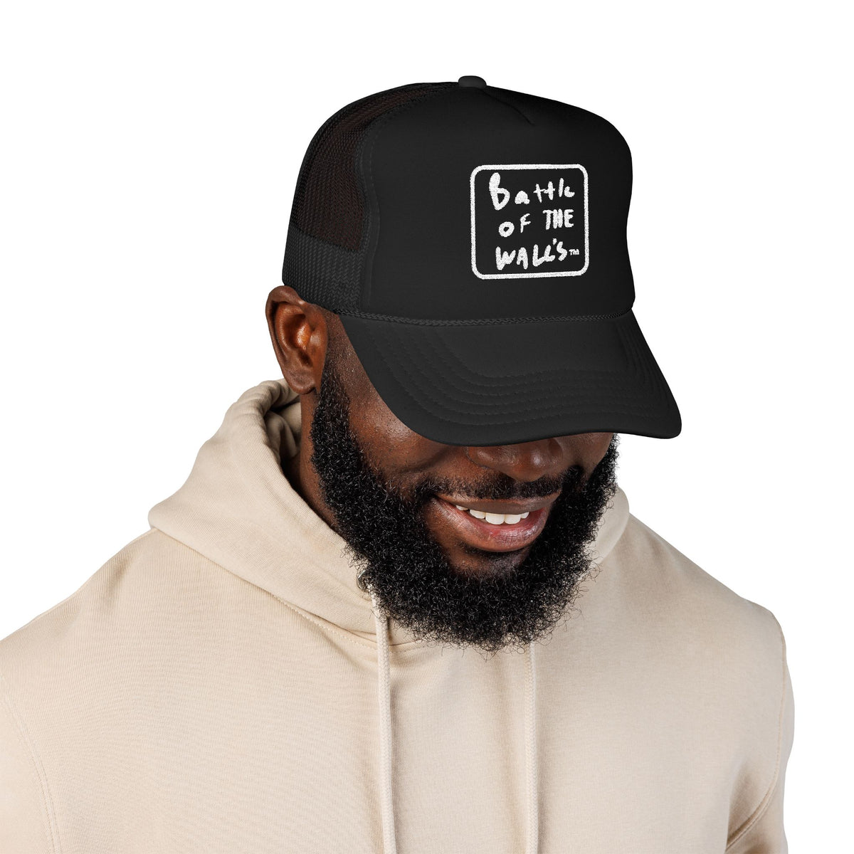 Battle of the walls - Embroidered Trucker Hat Unisex from OurNaturalState.