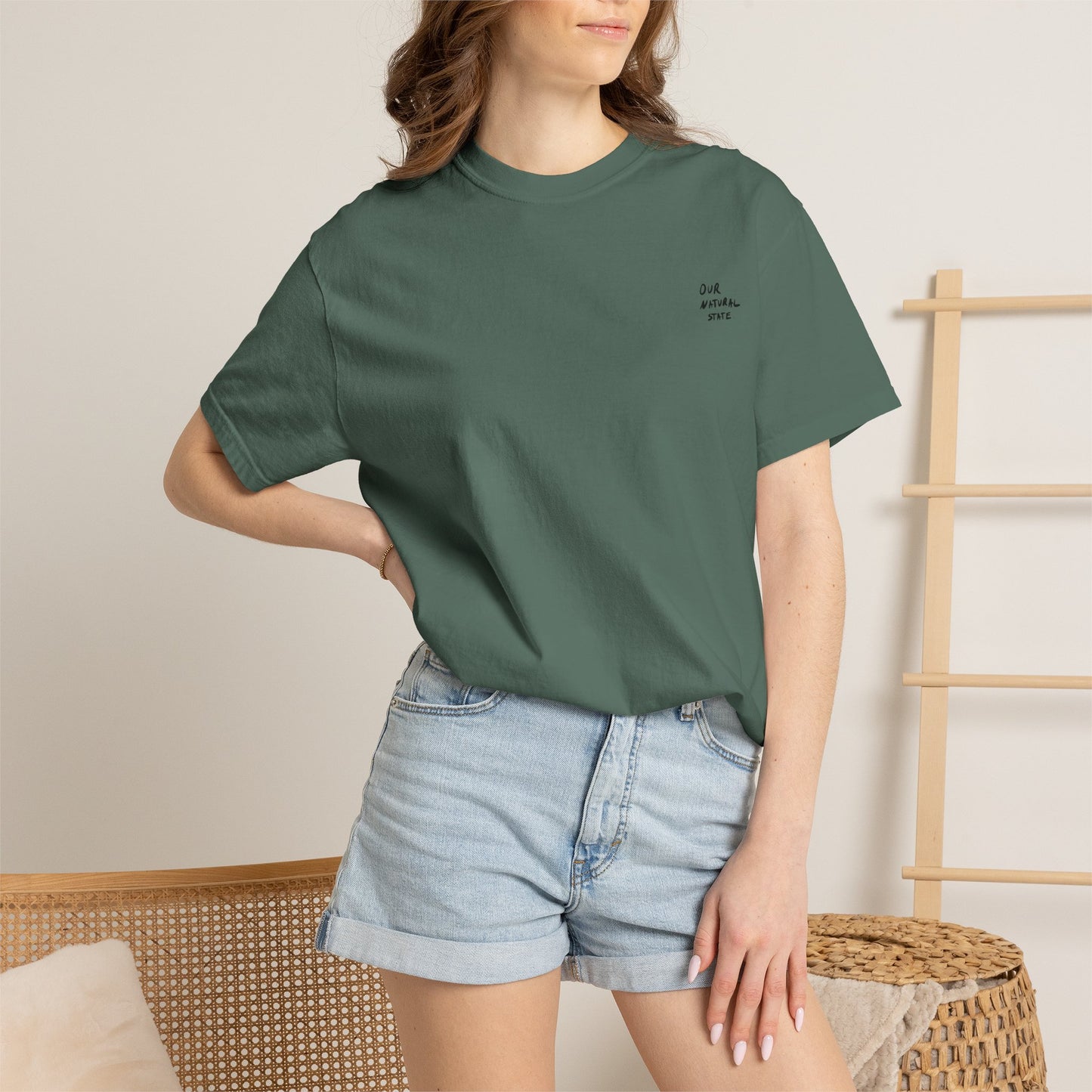 Wake Them Up With Art — Minimal Graphic Tee from OurNaturalState