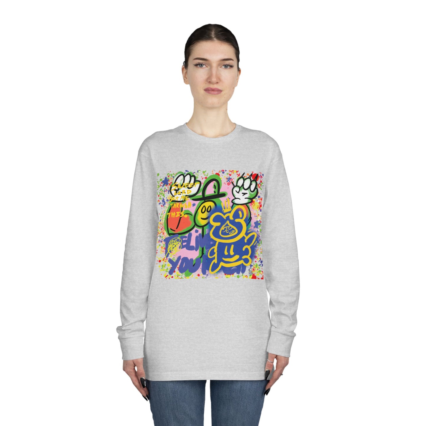 Bear - Long Sleeve Tee,  Streetwear Graphic Crewneck from OurNaturalState.