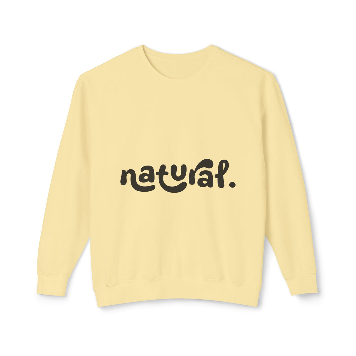 Natural - Hoodie Minimal Script Fleece Pullover from ournaturalstate.