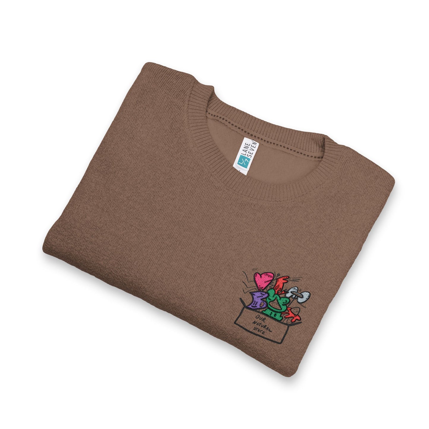 Don’t let them put you in a box - Cozy Embroidered Nantucket Sweatshirt, Casual Unisex Crewneck, Autumn Apparel from OurNaturalState.