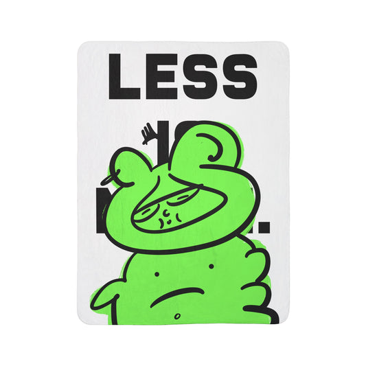 Less is more - Fleece Sherpa Blanket from OurNaturalState.