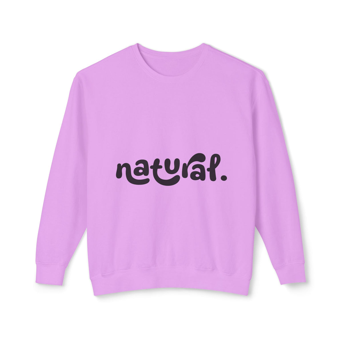 Natural - Hoodie Minimal Script Fleece Pullover from ournaturalstate.