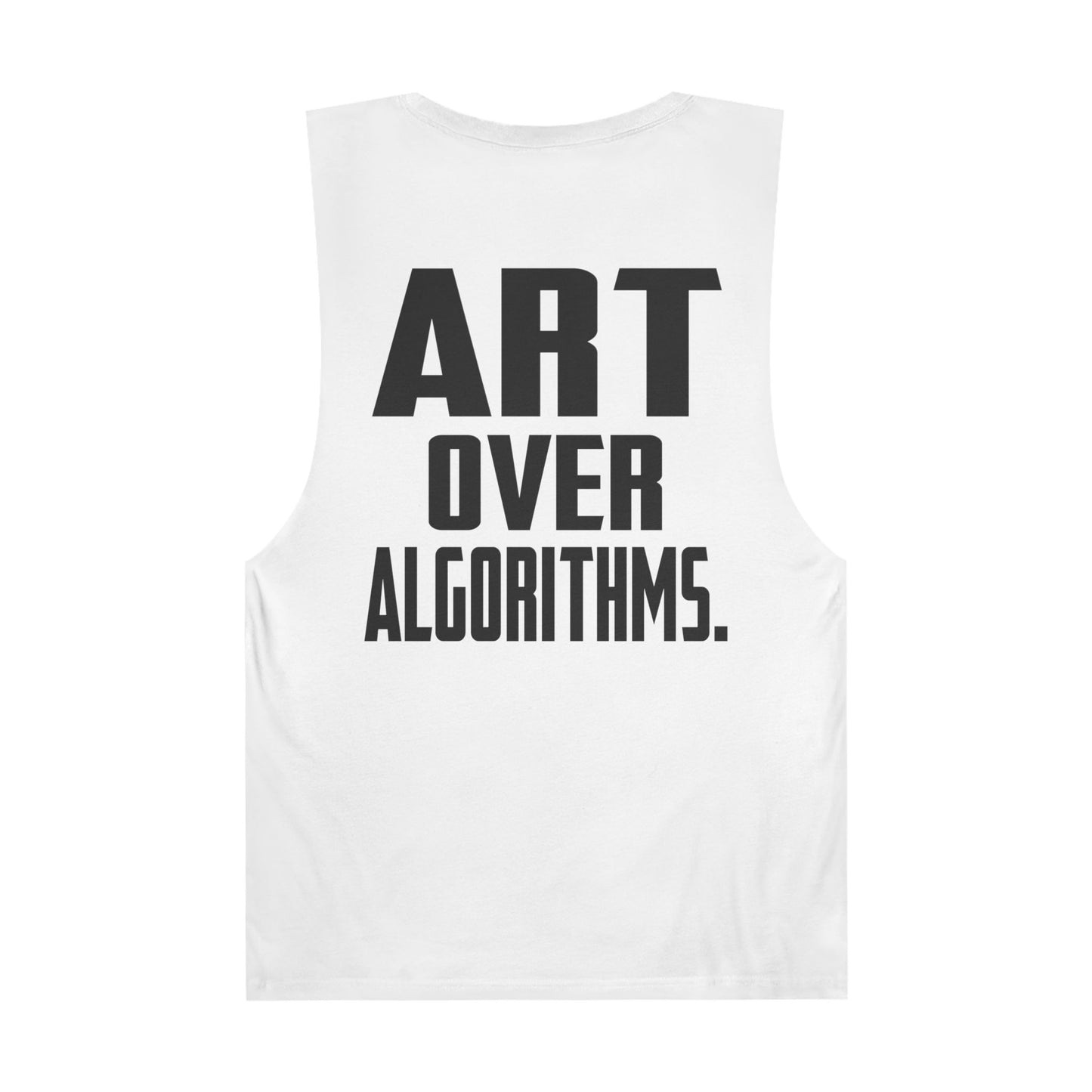 Art over algorithms - Unisex Barnard Tank by OurNaturalState.