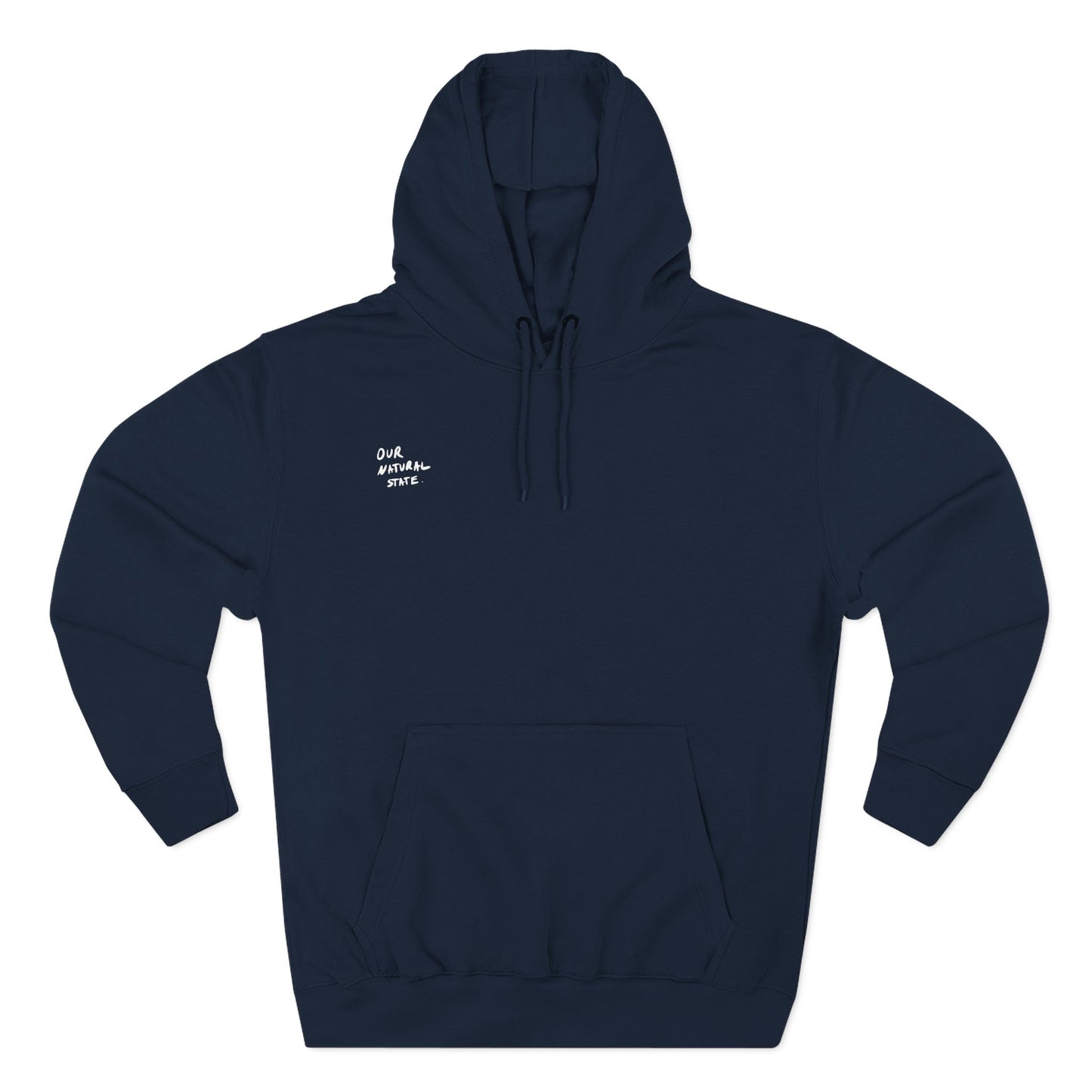 Just be you - Three-Panel Fleece Hoodie from OurNaturalState.
