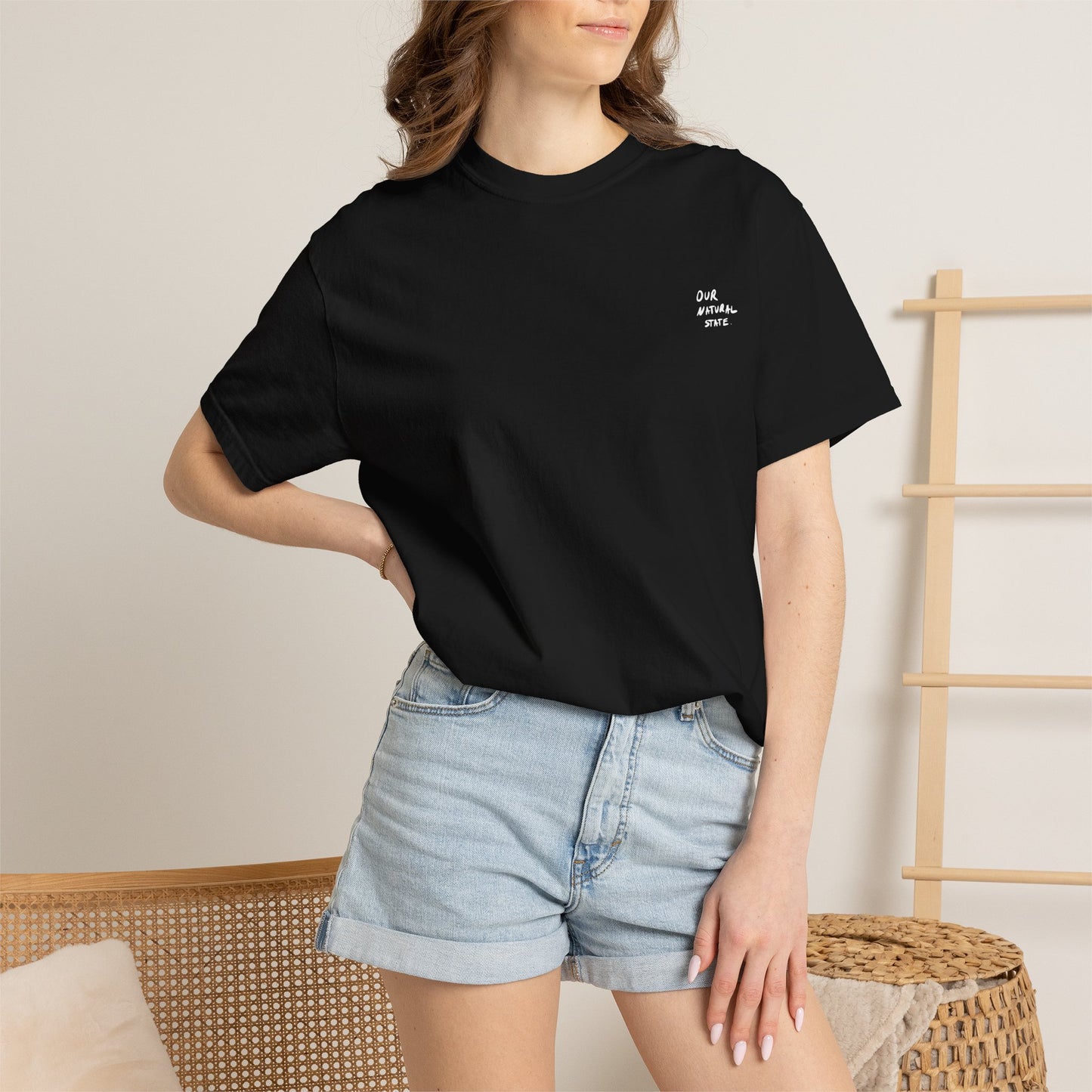 Wake Them Up With Art — Minimal Graphic Tee from OurNaturalState
