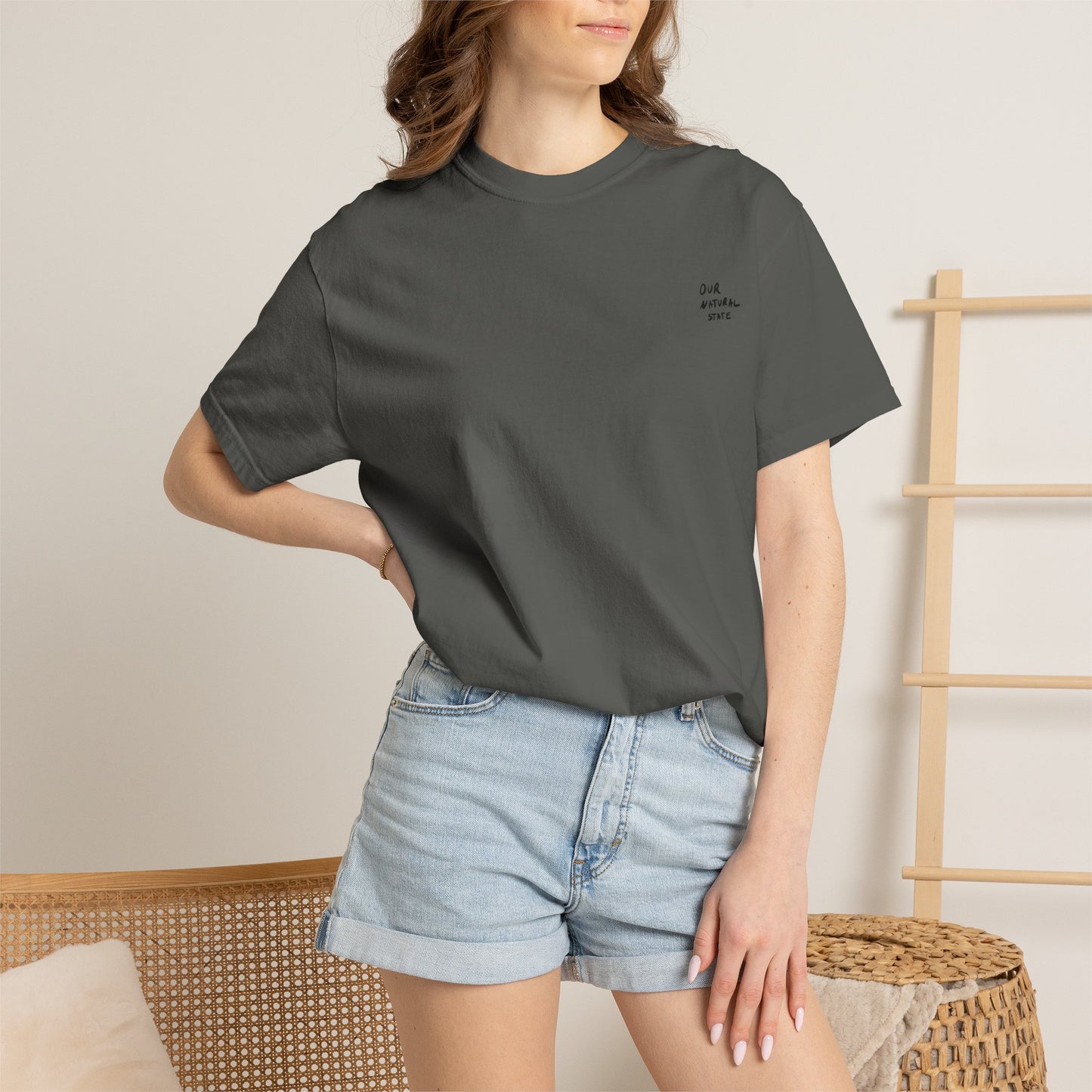 Wake Them Up With Art — Minimal Graphic Tee from OurNaturalState