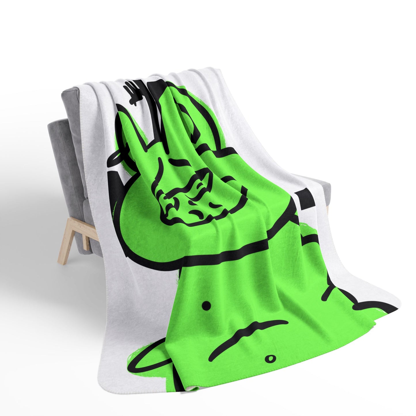 Less is more - Fleece Sherpa Blanket from OurNaturalState.