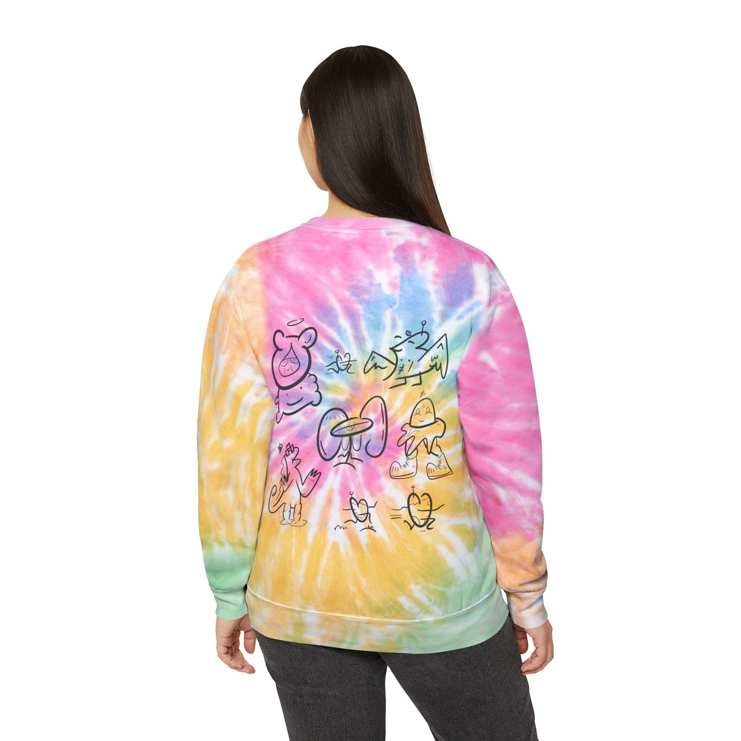 Fans only, Unisex Tie-Dye Sweatshirt from OurNaturalState