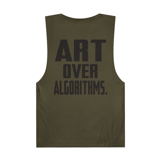 Art over algorithms - Unisex Barnard Tank by OurNaturalState.